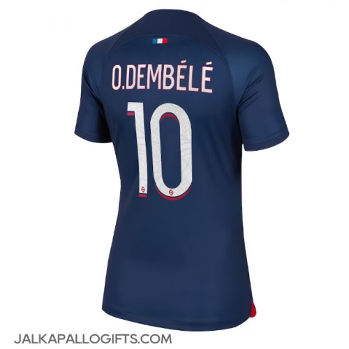 Paris Saint-Germain Ousmane Dembele #10 Kotipaita Naiset 2023-24 Lyhythihainen
